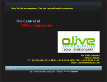Tablet Screenshot of oliveoffices.com